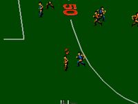 une photo d'Ã©cran de Aussie Rules Footy sur Nintendo Nes